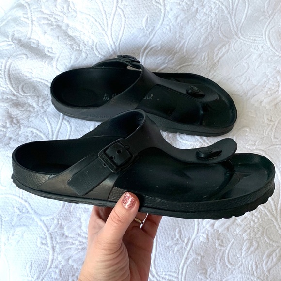 birkenstock gizeh essentials black